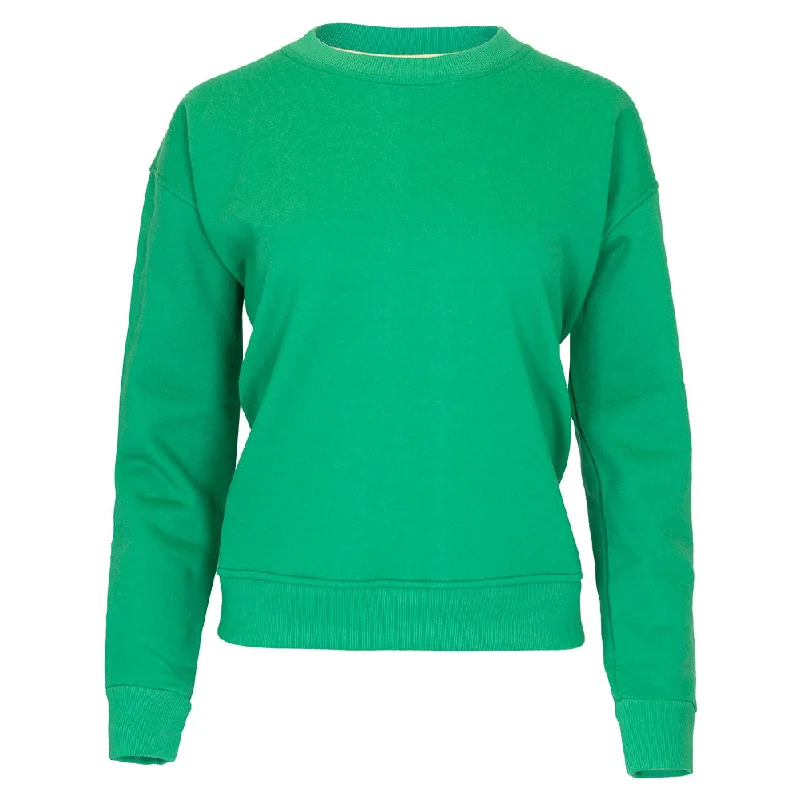 Women`s Happiest On The Court Tennis Sweatshirt Green and White