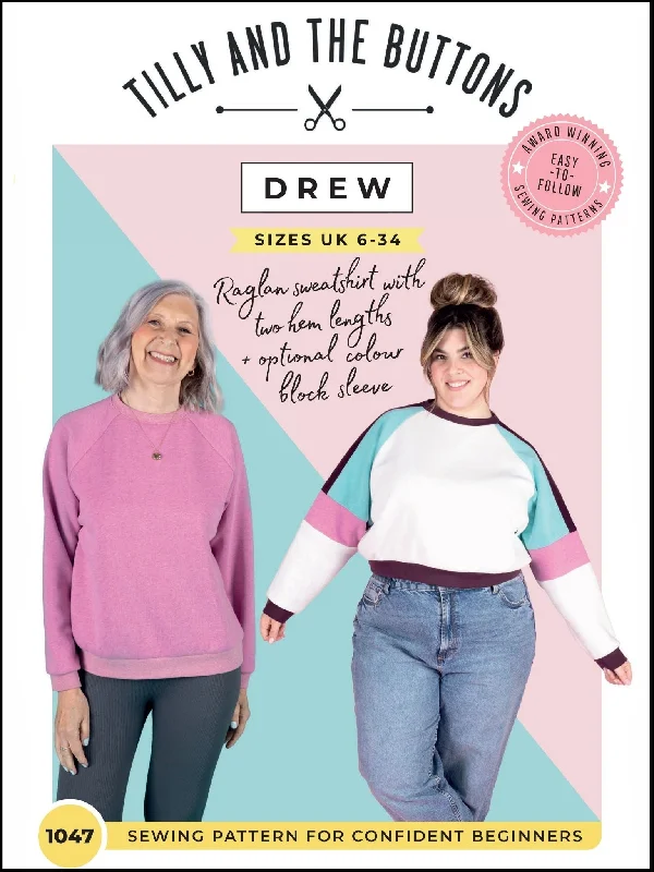 Drew Sweatshirt Pattern - Tilly And The Buttons