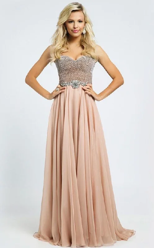 Jovani 88908 Long Strapless Prom Dress