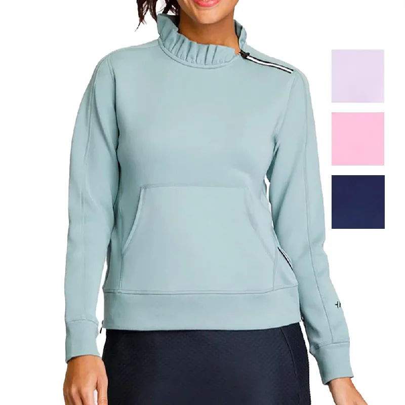 Women's Condoleezza Longsleeve Tennis Sweatshirt Navy Blue