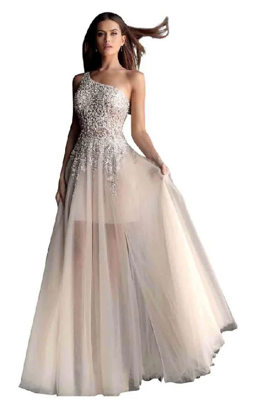 Jovani 64893 Long One Shoulder Prom Gown