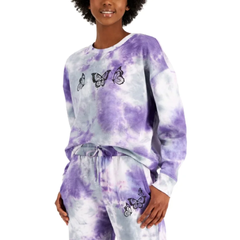 REBELLIOUS ONE - Butterflies Tie-Dyed Sweatshirt