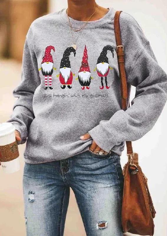 Just Hangin' With My Gnomies Christmas Sweatshirt