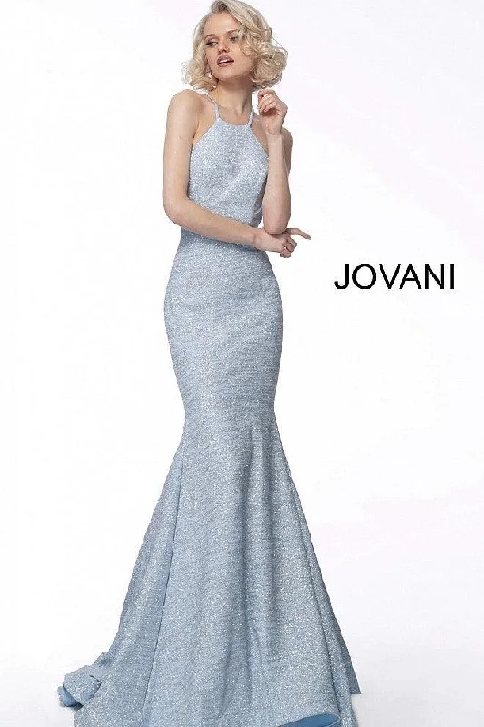 Jovani 65416 Halter Long Formal Prom Dress