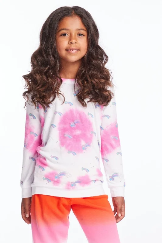 SHOOTING STAR TIE DYE SWEATSHIRT