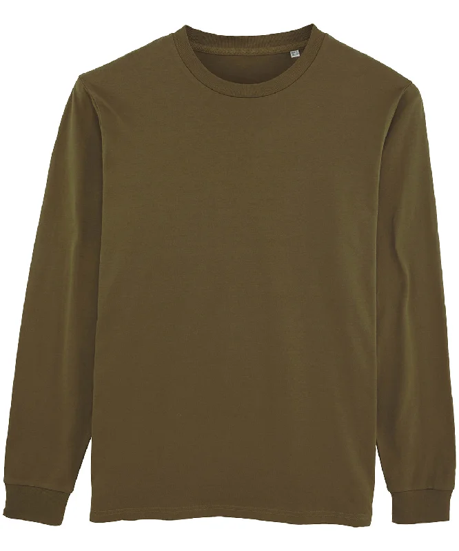 British Khaki - Shifts dry, Unisex dry hand feeling long sleeve t-shirt (STTM558)