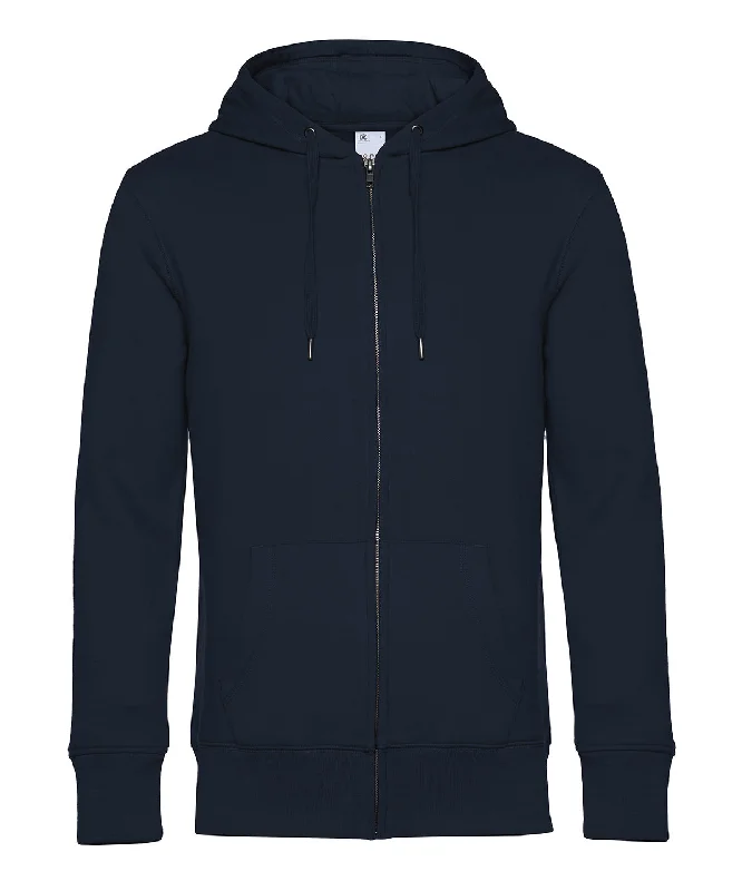 Navy - B&C KING Zipped Hood