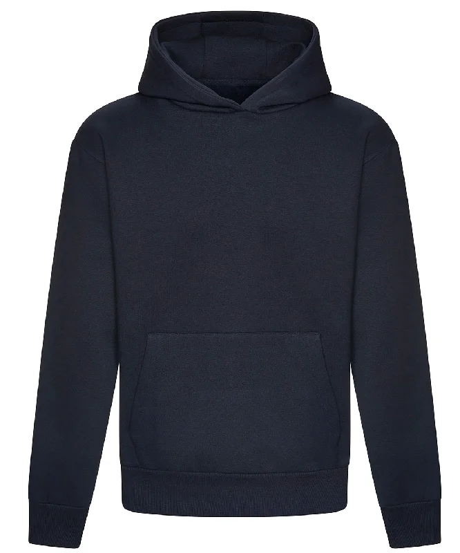 New French Navy - Heavyweight signature boxy hoodie