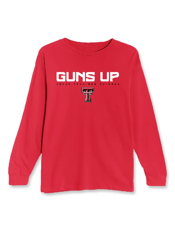 Texas Tech "Guns Up Rally Call" Cotton Long Sleeve T-Shirt