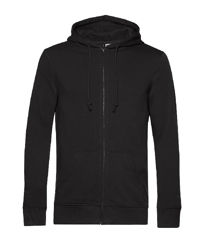 Black Pure - B&C Inspire Zipped Hood