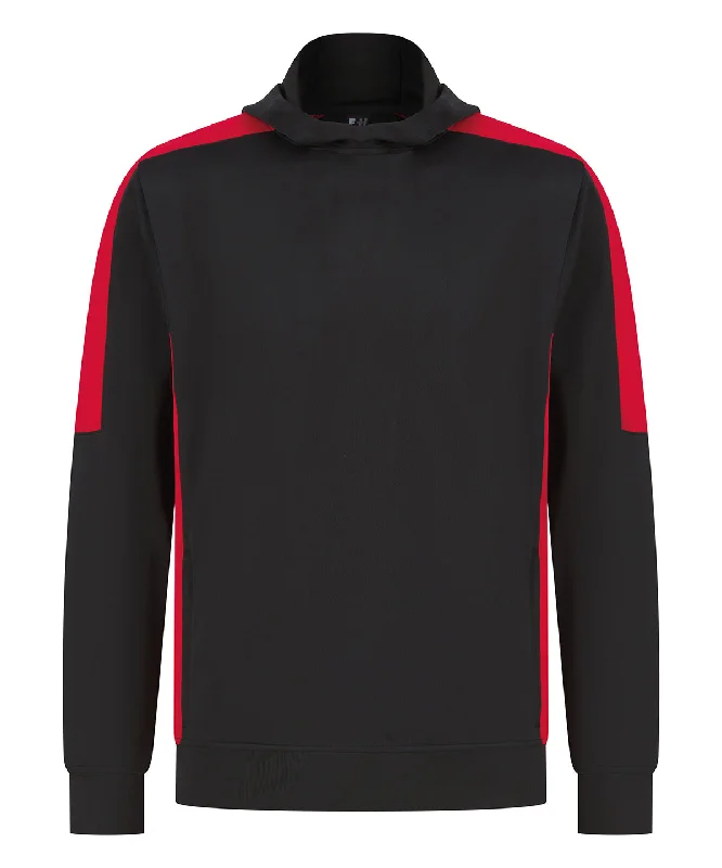 Black/Red - Contrast team hoodie