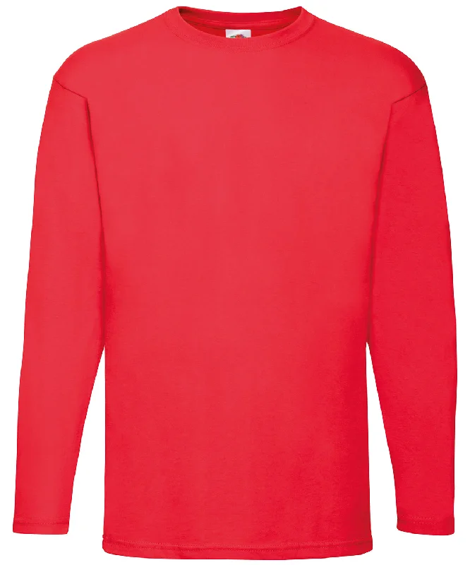 Red - Valueweight long sleeve T