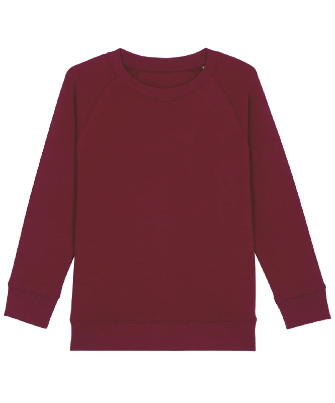 Burgundy - Kids mini Scouter iconic crew neck sweatshirt (STSK916)