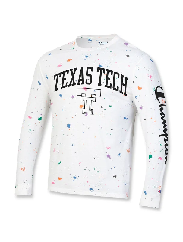 Champion Texas Tech "Splatter Paint" Long Sleeve