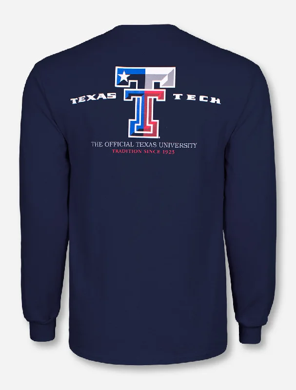 Texas Flag Double T Long Sleeve - Texas Tech