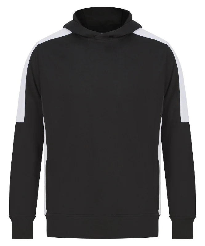 Black/White - Contrast team hoodie