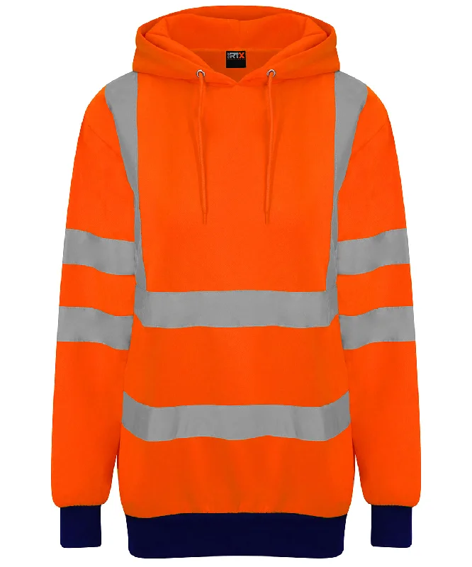 HV Orange/Navy - High visibility hoodie