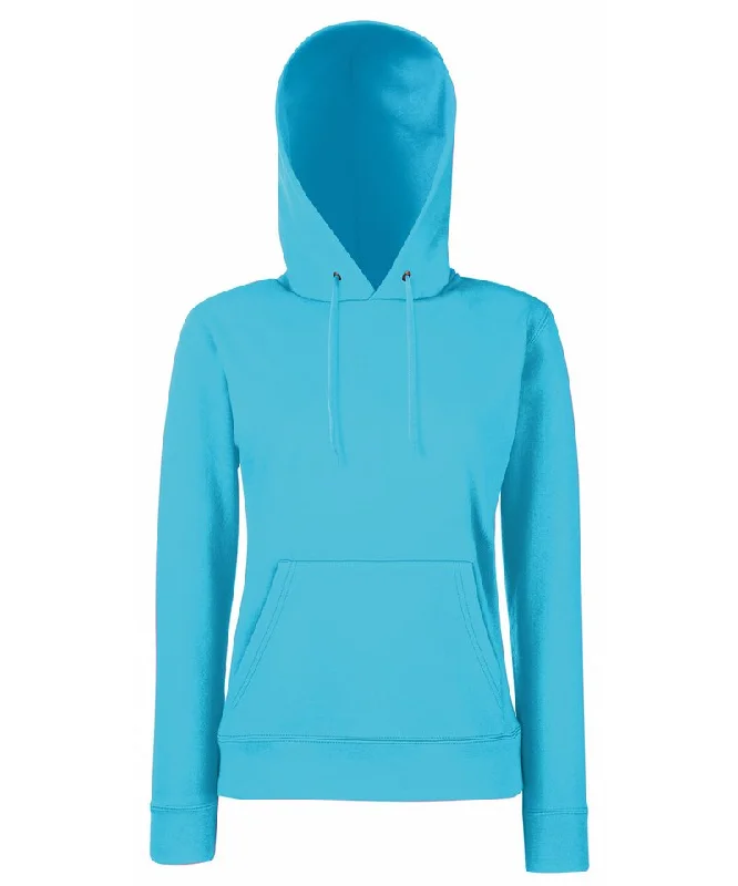 Azure Blue - Women's Classic 80/20 hooded sweatshirt