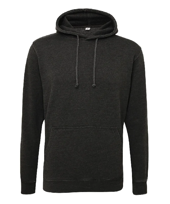 Washed Jet Black - Washed hoodie