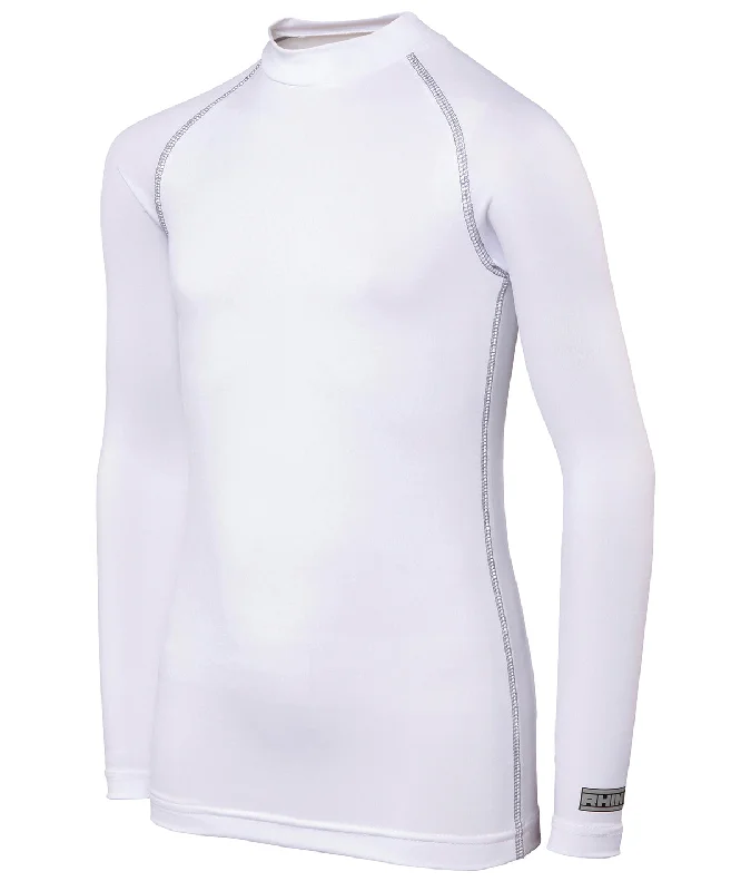 White - Rhino baselayer long sleeve - juniors