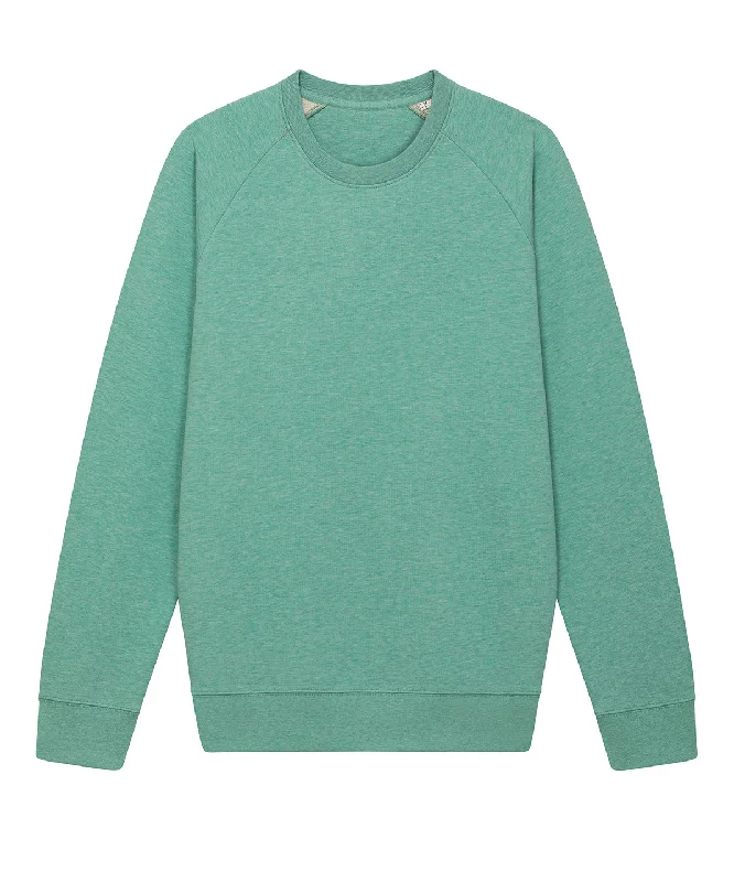 Mid Heather Green - Stroller, unisex iconic crew neck sweatshirt (STSM567)