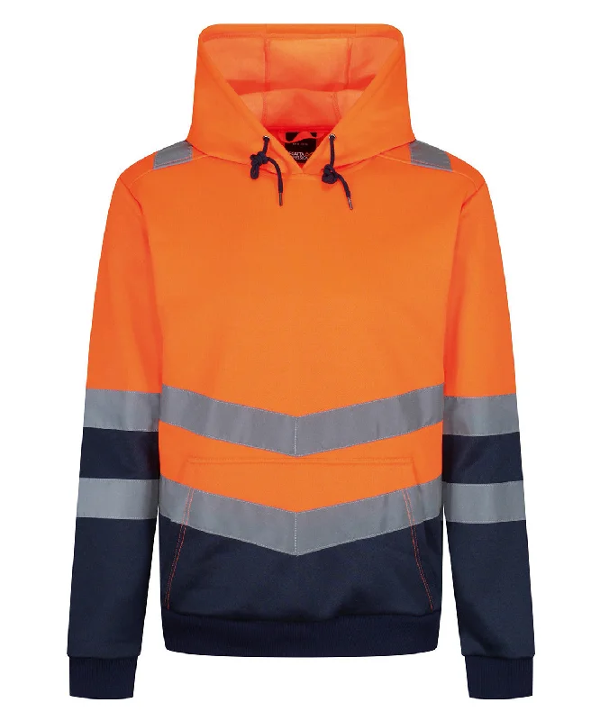 Orange - Pro hi-vis overhead hoodie