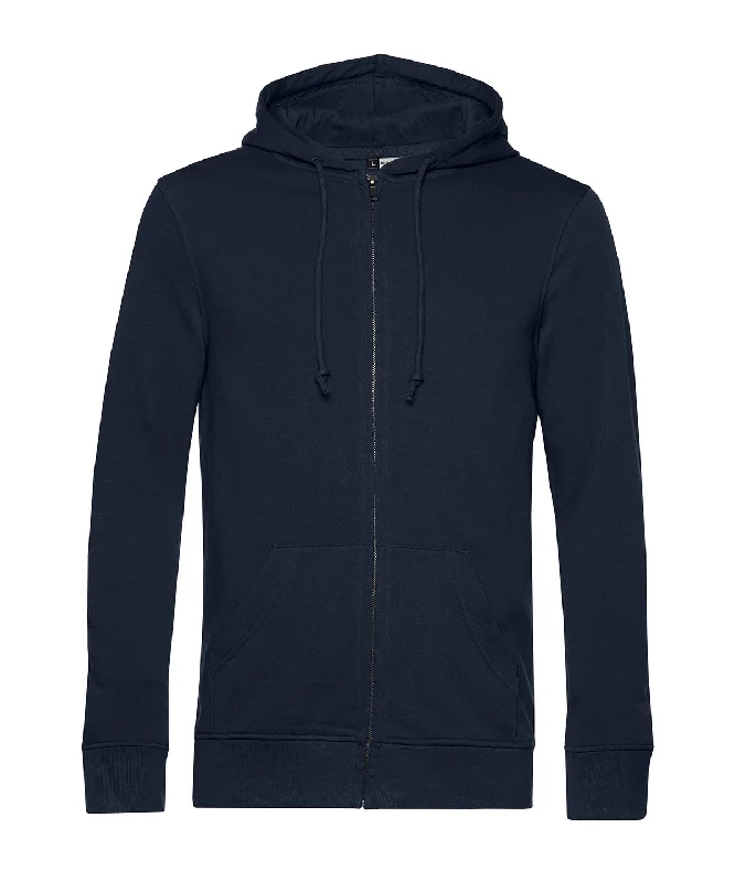 Navy Blue - B&C Inspire Zipped Hood