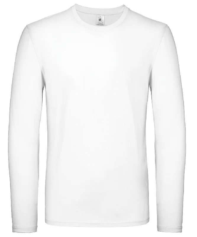 White - B&C #E150 long sleeve