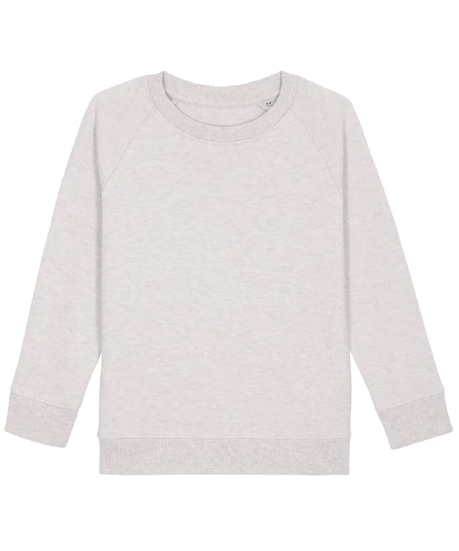 Cream Heather Grey - Kids mini Scouter iconic crew neck sweatshirt (STSK916)