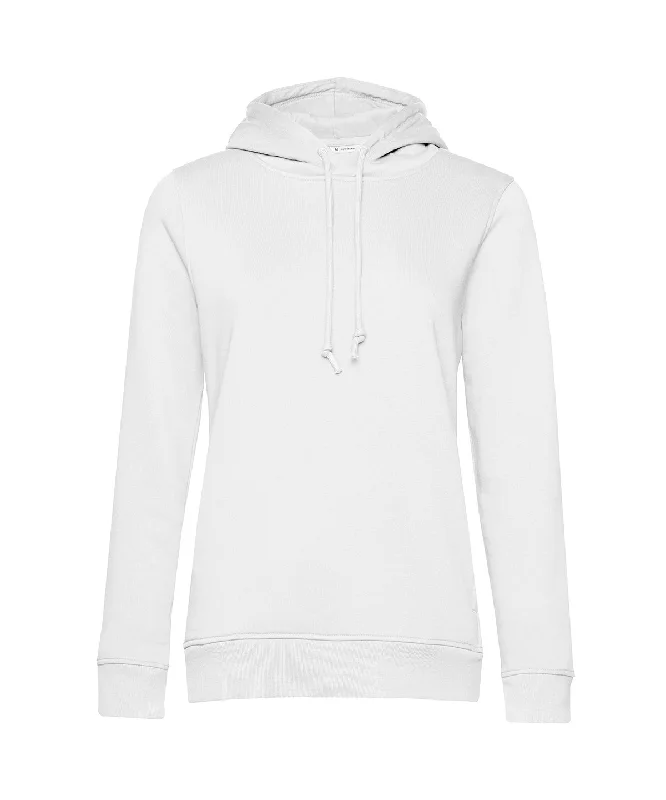 White - B&C Inspire Hooded /women