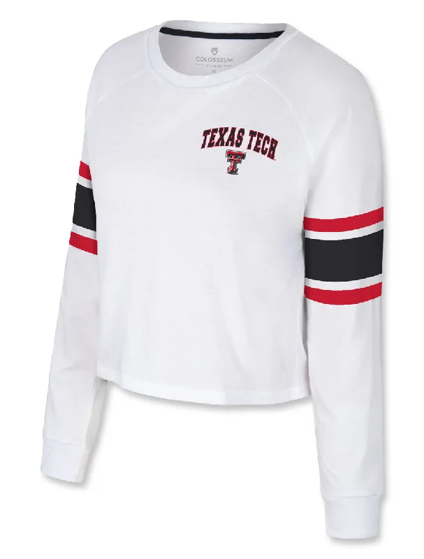 Texas Tech Arena "Author" Women's Cropped Long Sleeve Top