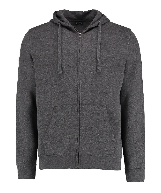 Dark Grey Marl - Klassic hooded zipped jacket Superwash® 60° long sleeve (regular fit)