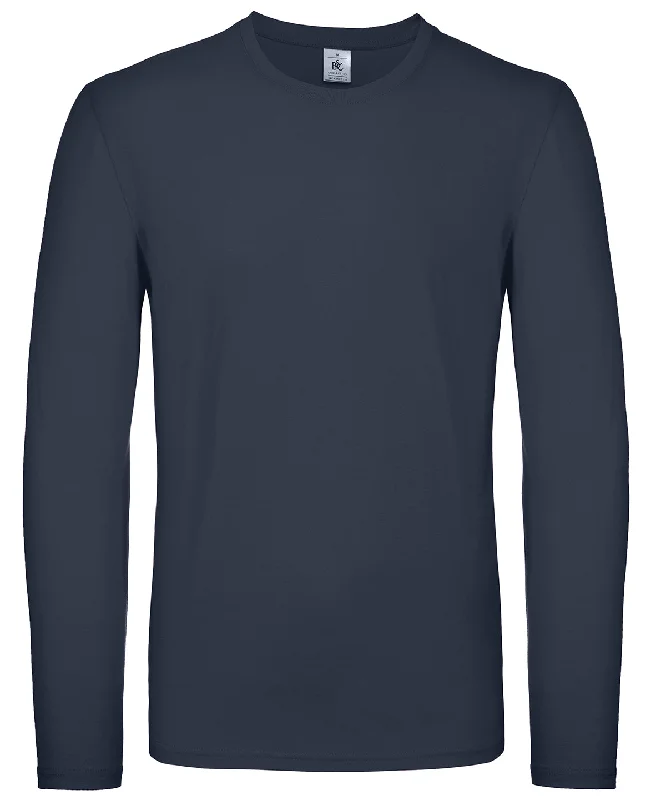 Navy - B&C #E150 long sleeve