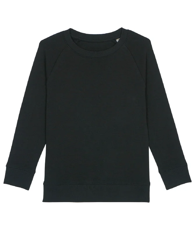 Black - Kids mini Scouter iconic crew neck sweatshirt (STSK916)