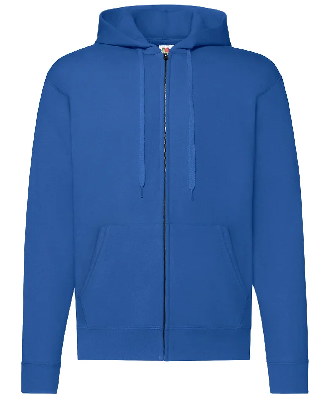 Royal Blue - Classic 80/20 hooded sweatshirt jacket