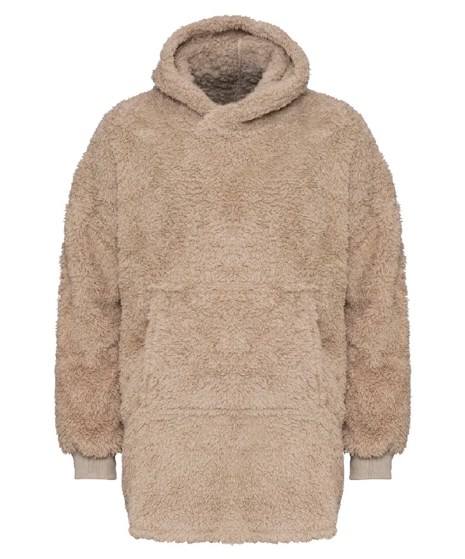 Natural - The Ribbon teddy bear fabric hoodie