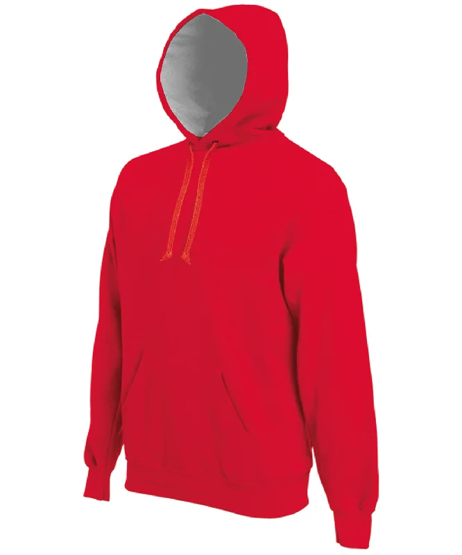 Red - Hooded sweatshirt