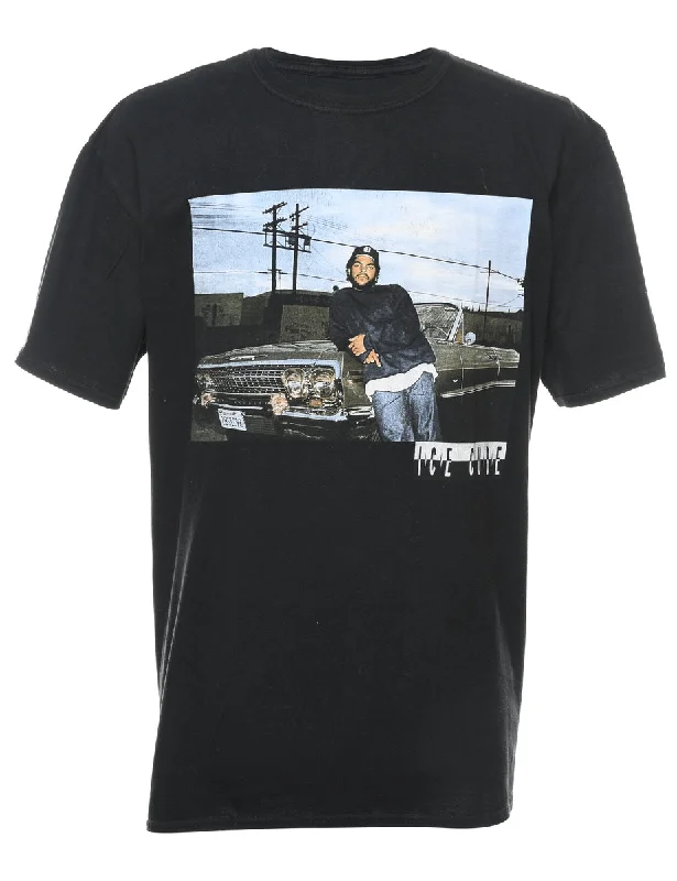 Black Ice Cube 1990s Printed T-shirt - XL