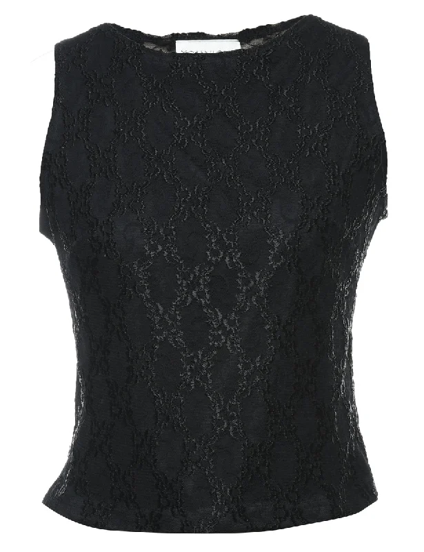 Black Lace 1990s Top - S