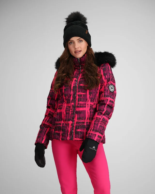 Bombshell Jacket | Pink Plaid