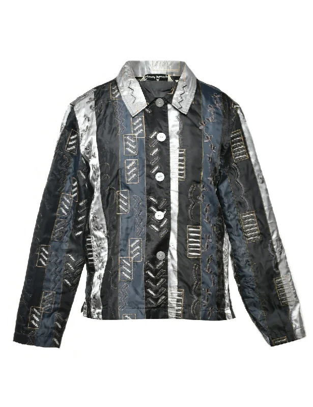 Embroidered Jacket - L