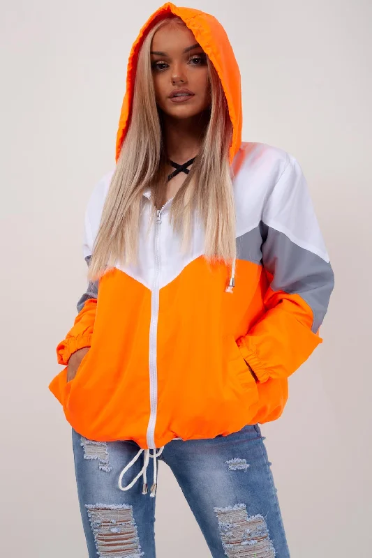 Hooded Windbreaker Sports Festival Jacket