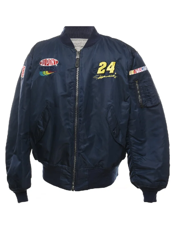 Navy Jeff Gordon Du Pont Nascar Jacket - XL