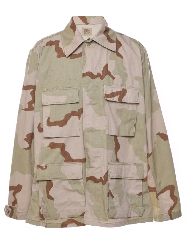 U.S Army Desert Camouflage Three-Colour Jacket - L