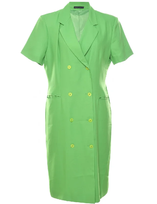 Green Coat Dress - XL