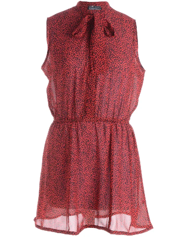 Label Anna Sleeveless Summer Short Dress