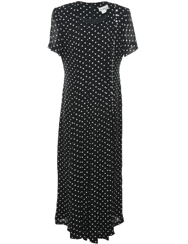 Polka Dot  Dress - L