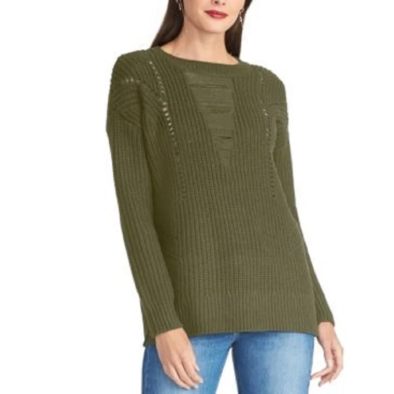 Rachel Rachel Roy Women's Textured Sweater Green Size Small