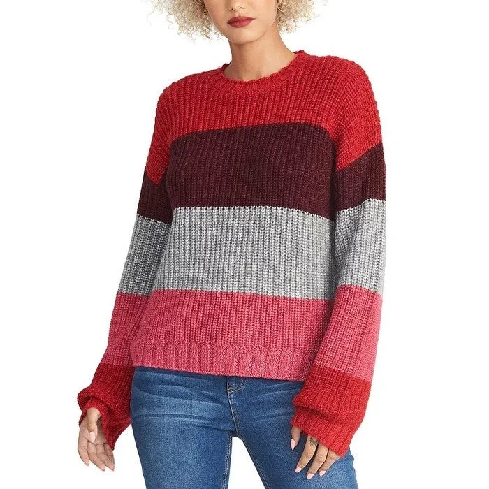 Rachel Roy Women's Colorblocked Sweater Pink Size Medium