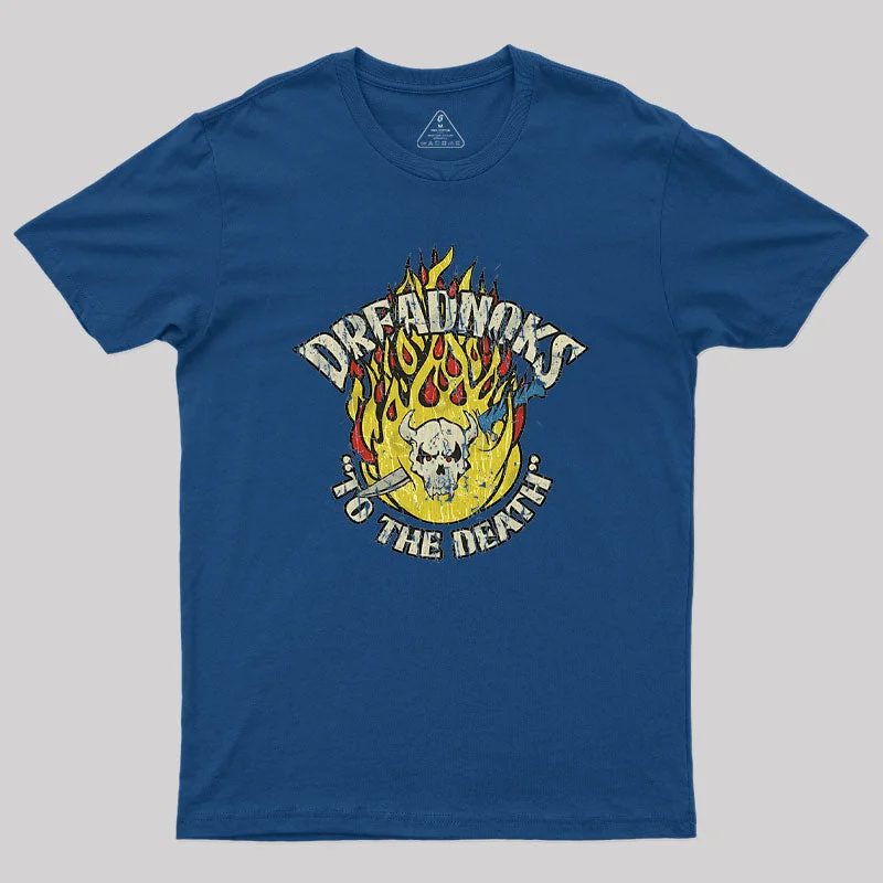 Dreadnoks Flaming Skull 1984 Geek T-Shirt